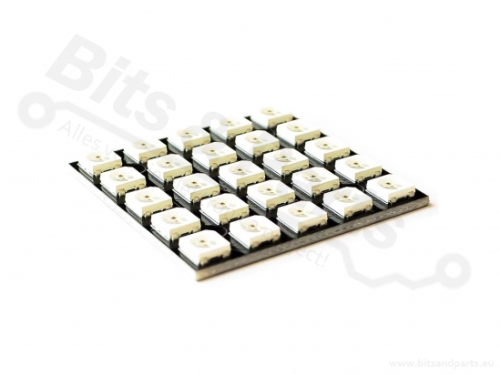 LED Board 5x5 WS2812B 5050 RGB LED met drivers  (25bits)